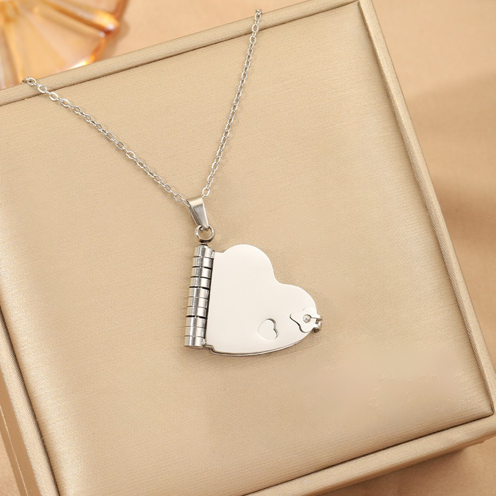 💖 Love Letter Heart Necklace – A Timeless Gift of Love