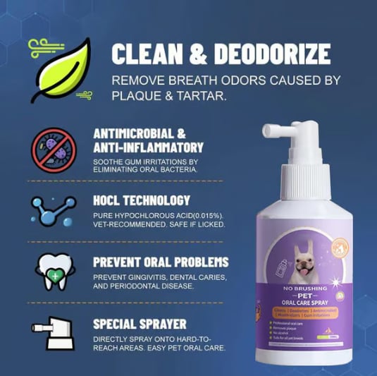đ„Teeth Cleaning Spray for Dogs & Cats