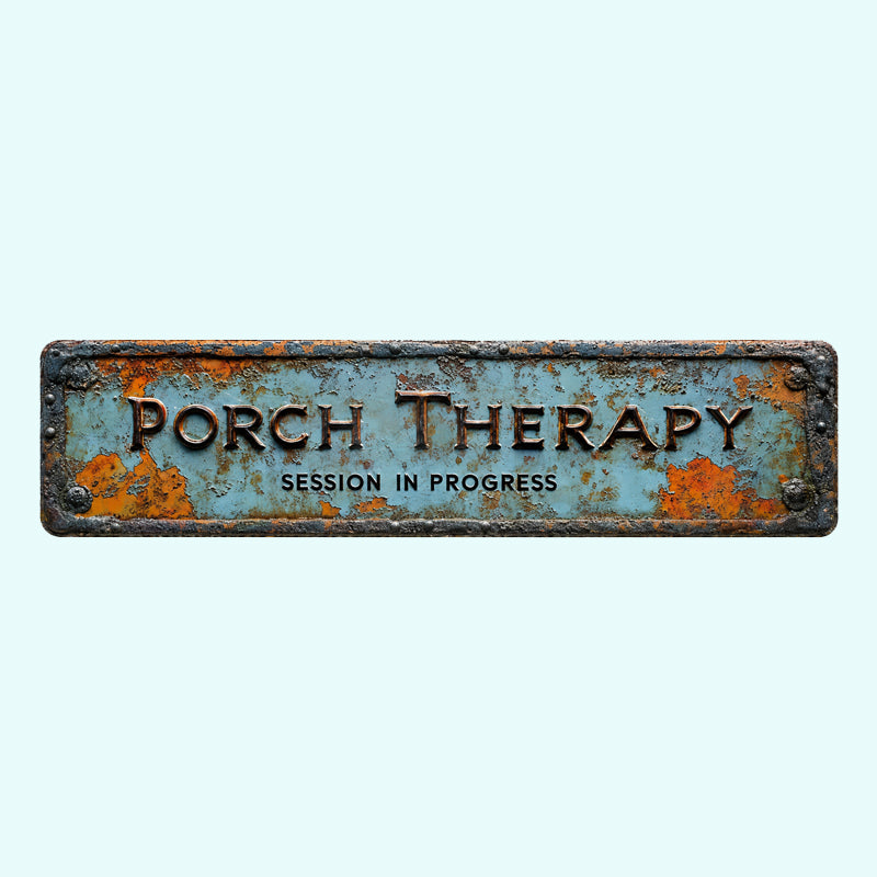 🏡Summer Sale 47% OFF🔥Country-style "Porch Healing" Metal Sign