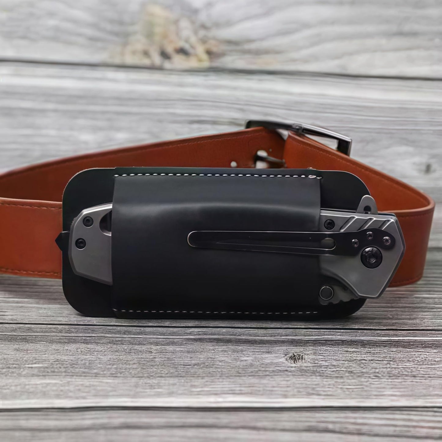 🔥Leather Pocket Belt Knife Case