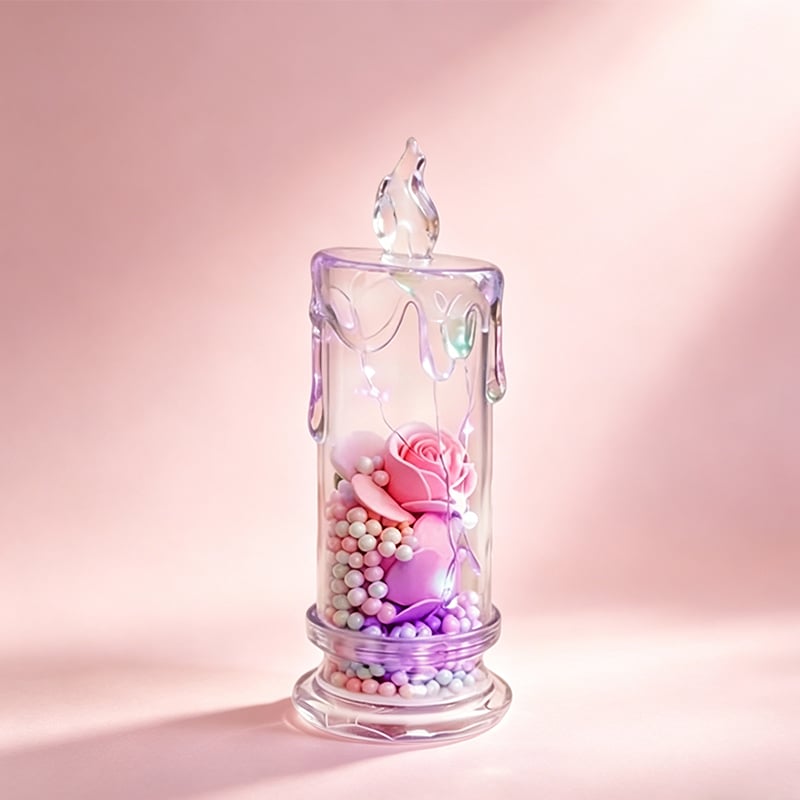 Buy 1 Get 1 Free🌹Realistic Rose Candle Lights — Battery-Powered, Smoke-Free LED Roses for Home Decor, Weddings, Parties & Gifts ✨