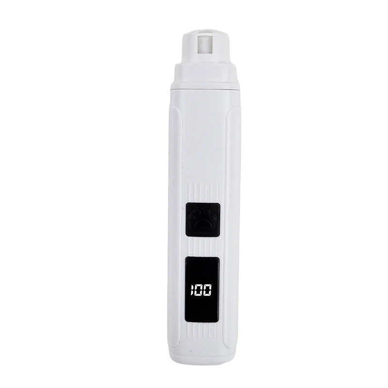 🔥Hot Sale 50% OFF🔥 Pet Nail Grinder with LED & Power Display – Low Noise, USB-C, for Dogs Cats 🐾