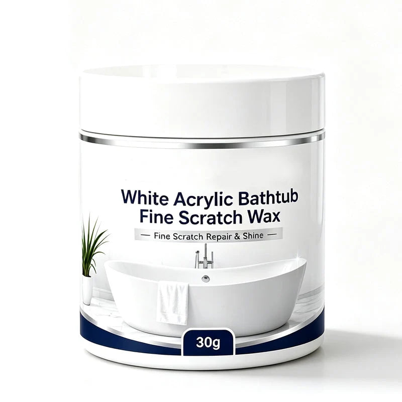 White Acrylic Bathtub Fine Scratch Repair Wax