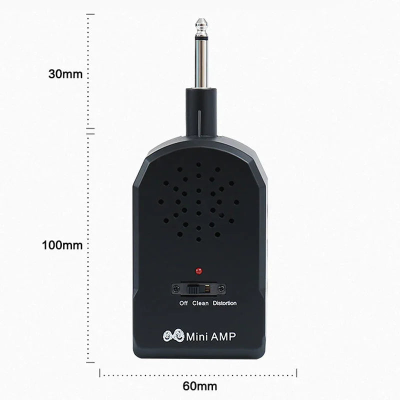 🔥 Mini Guitar Amp Pro 🎸 30W HD Sound 🔊20H Playtime 🔋Busking Ready 🌆