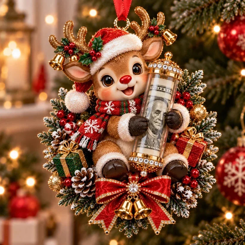 🎄 💵 Christmas Cash Gift Ornament - ✨A Fun Way to Give Money This Christmas