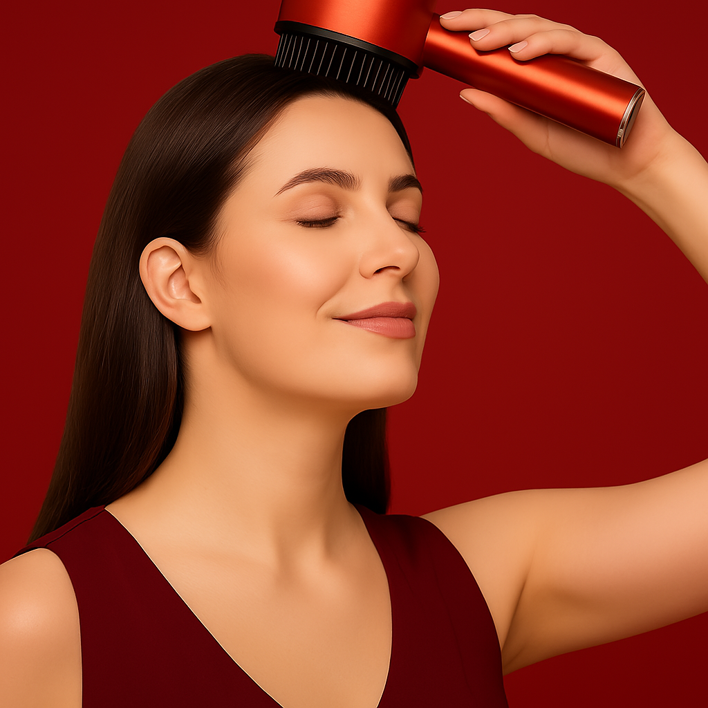 3-in-1 Comb Radiant Renewal Haircare Brush with Red Light Therapy