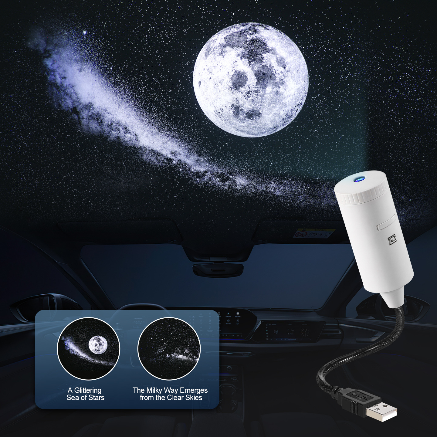 ✨ Plug-and-Play HD Star Projecto