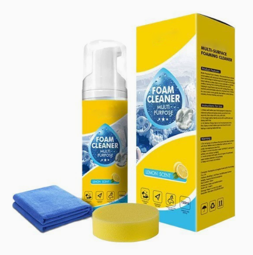π₯ 4-in-1 Multi-Enzyme Foam Cleaner β Deep Clean Car, Kitchen, Bathroom & Sofa