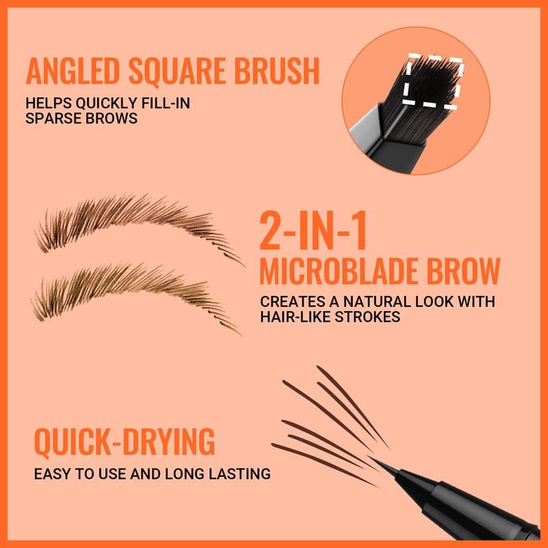 Achieve Perfect Brows – ✨ 4D Brow Pen – For Natural, All-Day Eyebrow & Eyeliner Perfection!