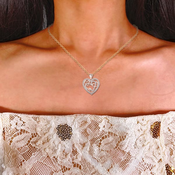 👩❤️👩''Sisters of my soul & Friends of my heart''💕-Interlocking Hearts Necklace