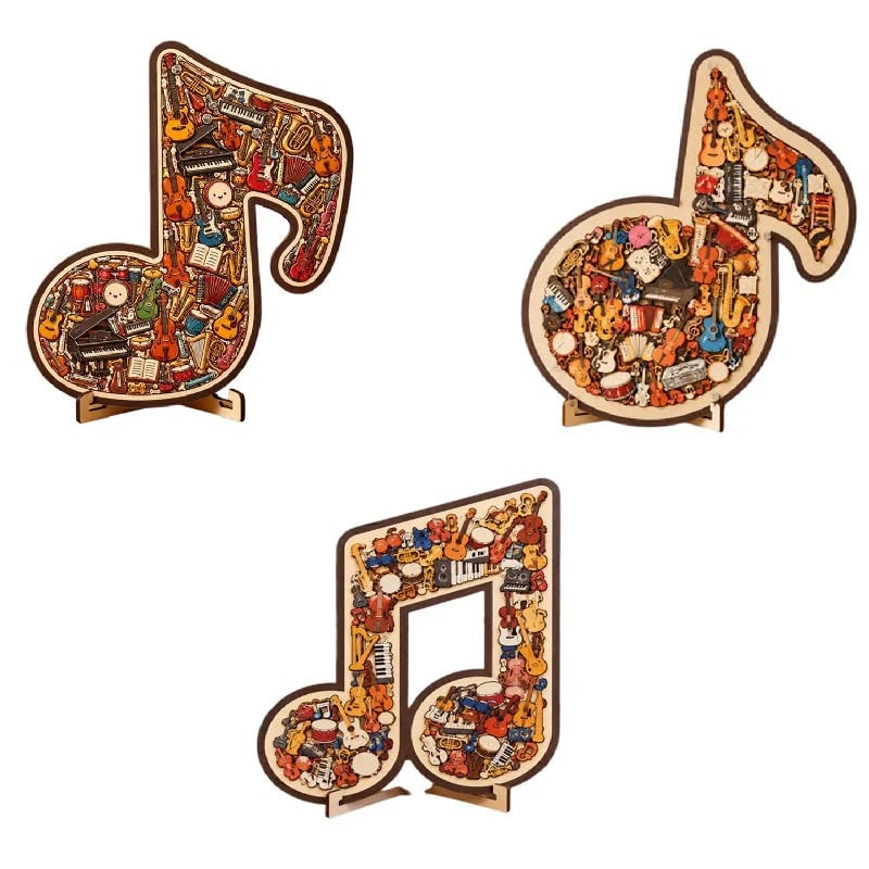 āLimited-time offerš¶Wooden Musical Note Jigsaw Puzzleš§©