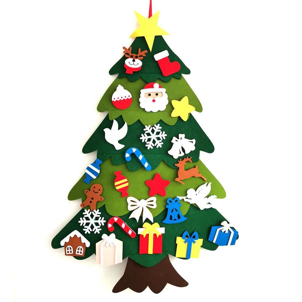 DIY Felt Christmas Tree Set