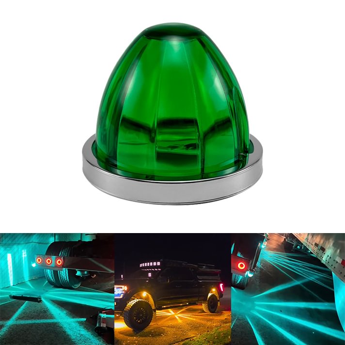 LED Watermelon Light Indicator Side Marker Signal Light Suitable For All Trucks, Trailers, Construction Vehicles, Pickup Trucks, Off-Road Vehicles, Etc.