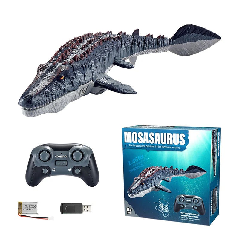 π¦2.4G RC Mosasaurus π Realistic Swimming Dinosaur Toy