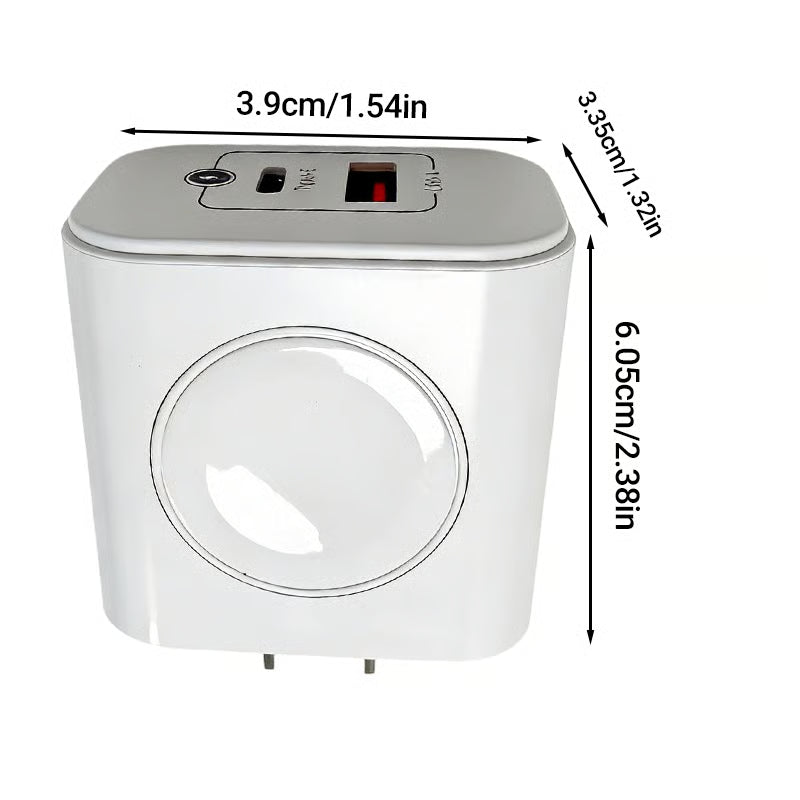 ⚡3 in 1 USB-C Charger Block with 20W Fast Charging Block