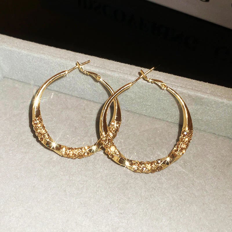 💖Circle Earrings with Zirconia