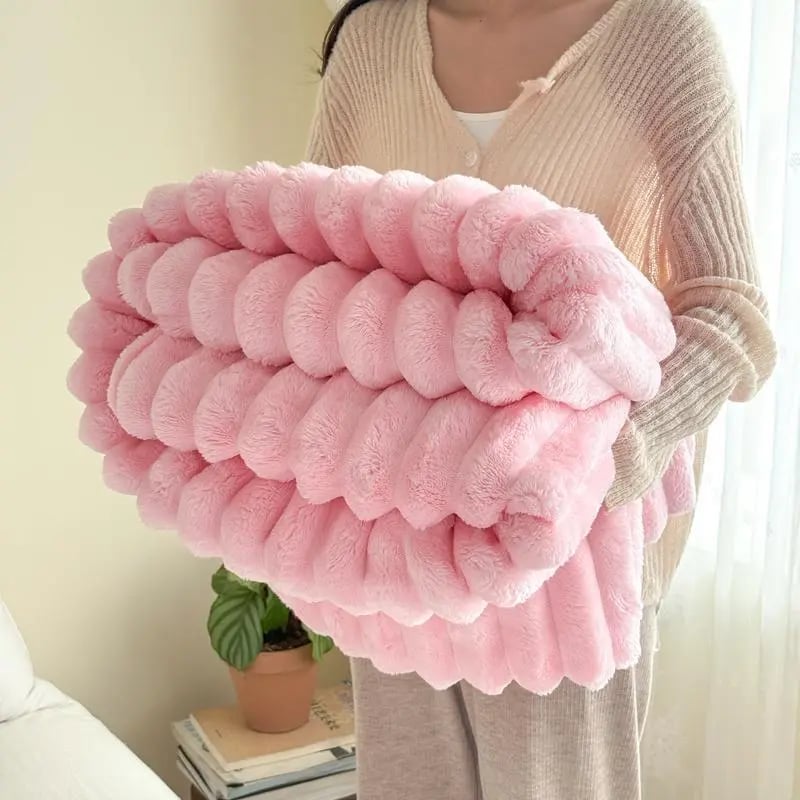 🎀Popular thickened plush nap blanket