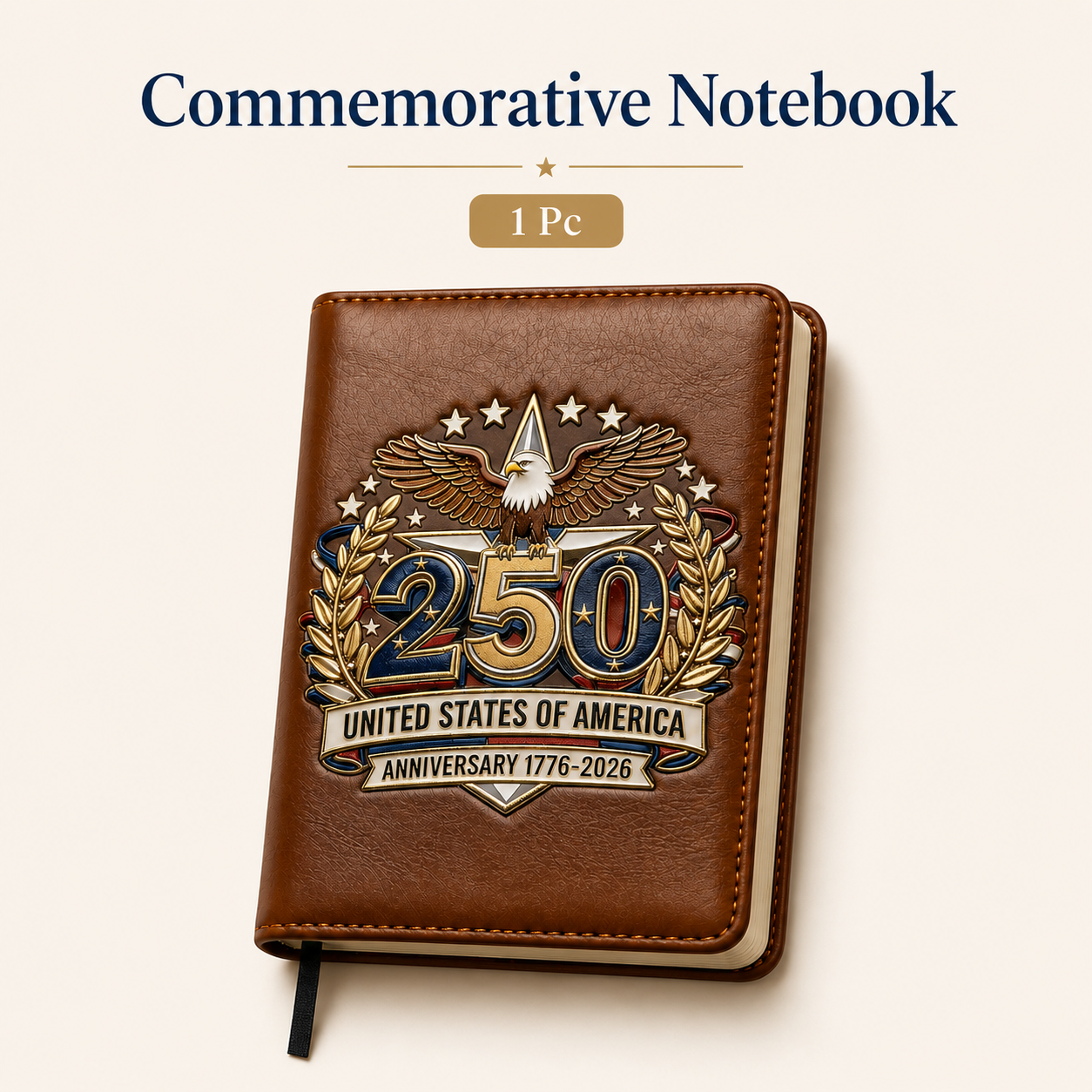USA 250th Anniversary Notebook & Pen Set A Meaningful Patriotic Gift🎁