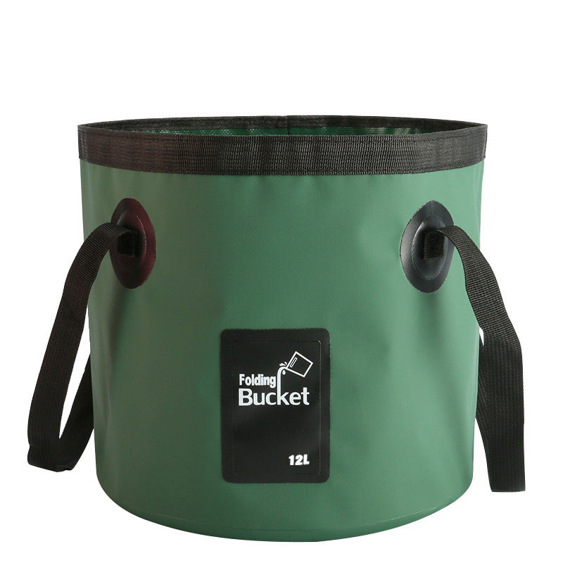 Portable Folding Bucket for Outdoor Camping and Fishing