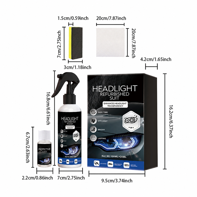 ✨ Restore Cloudy Headlights in Minutes – BUY 2 GET 1 FREE 🚗