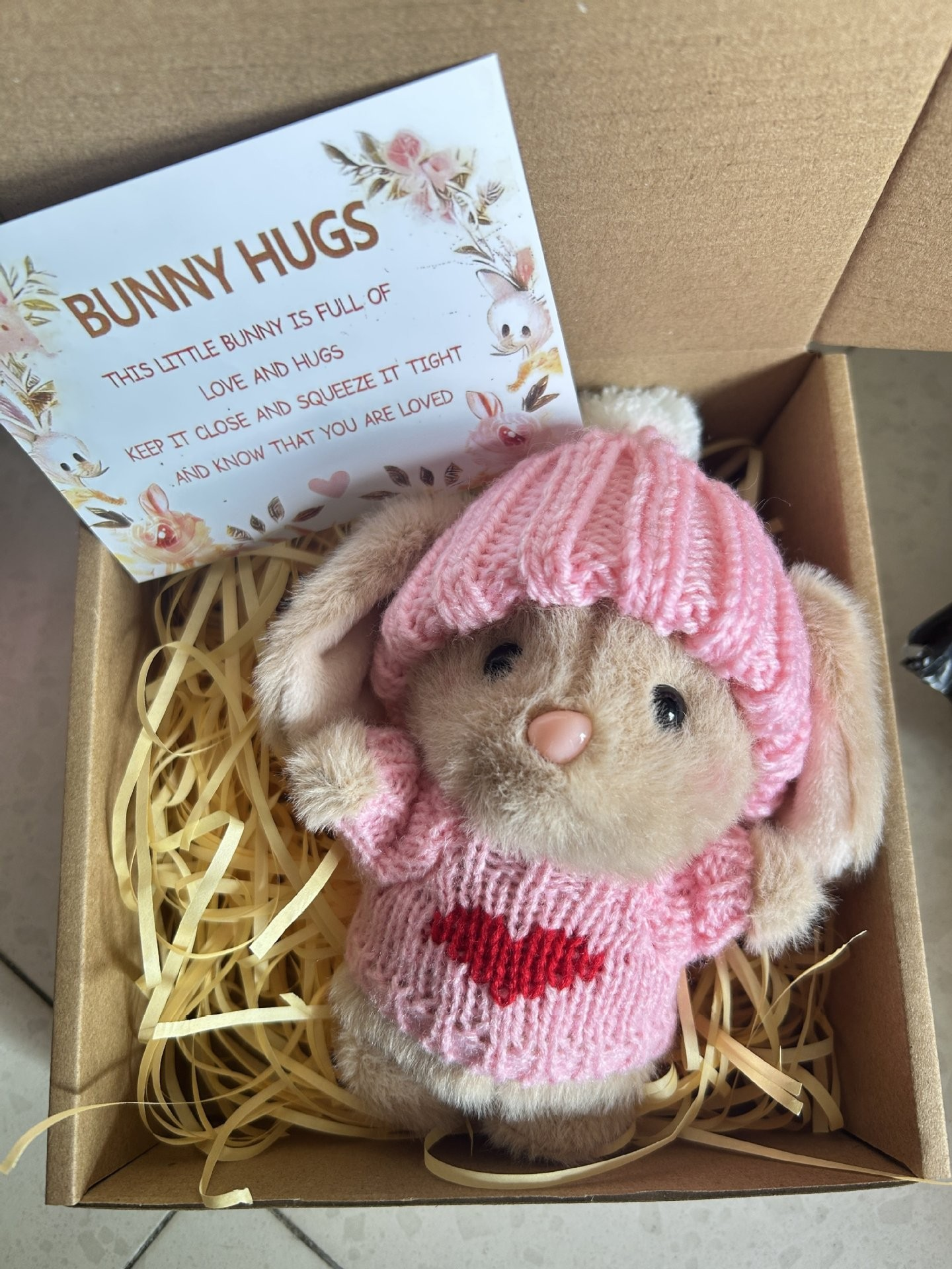 🎉Special Sale🐇Handmade Mini Bunny Hug Cute Easter Gift🎁 🔥🔥 Buy 2, Get 10% Off