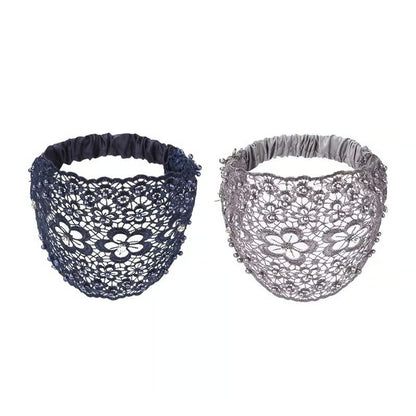 Plum Blossom Hollow Beaded Wide Headband