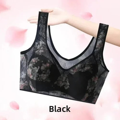 🔥Cooling Comfort Bra Made From Ice Silk And Lace👍