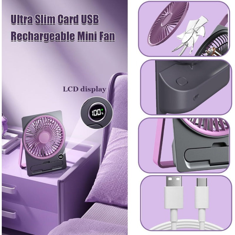 🌬️📱 2-in-1 Fan Phone Holder – Stay Cool & Hands-Free Anywhere! ❄️✨