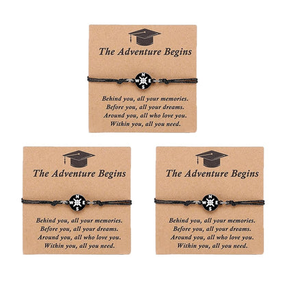 🎓 2026 Graduation Compass Bracelet – Perfect Gift for Graduates