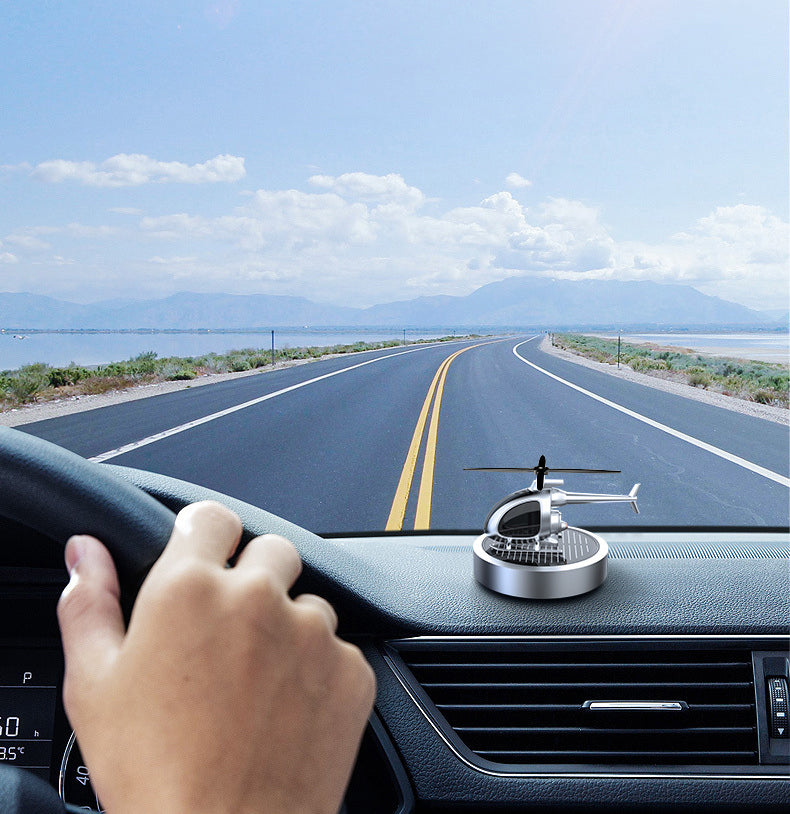 📢📢50% OFF !! ⏰ Metal Solar Helicopter Air Freshener