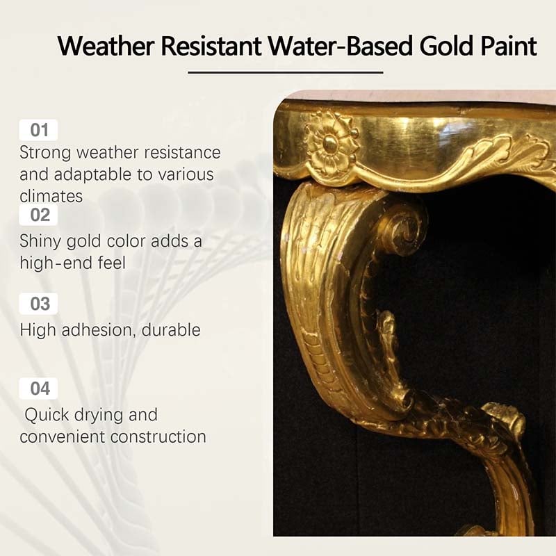 🎨🏡Water-Based Weather-Resistant Gold Paint 🔥Buy 2 Get 1 Free