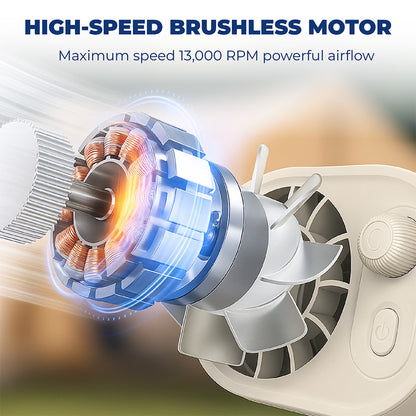✨ Portable LED Car Fan—Stay Cool and Comfortable Every Time You Drive! ✨