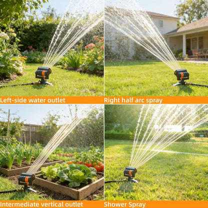 ✨Hot Sale Adjustable Oscillating Sprinkler💧 Large Water Coverage