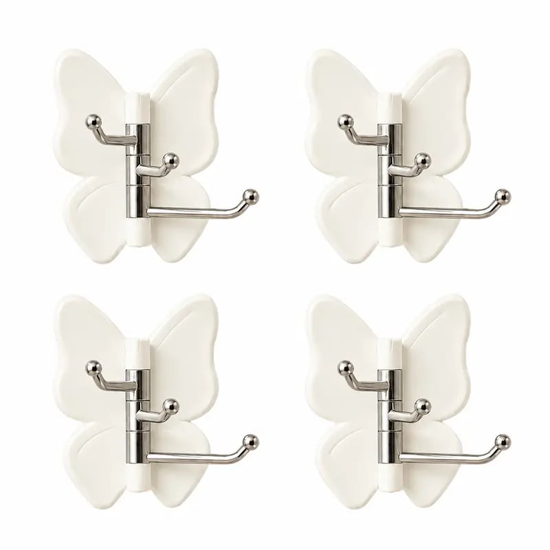 🔥2026 SALE - 🦋No Drilling Swivel Butterfly Hook