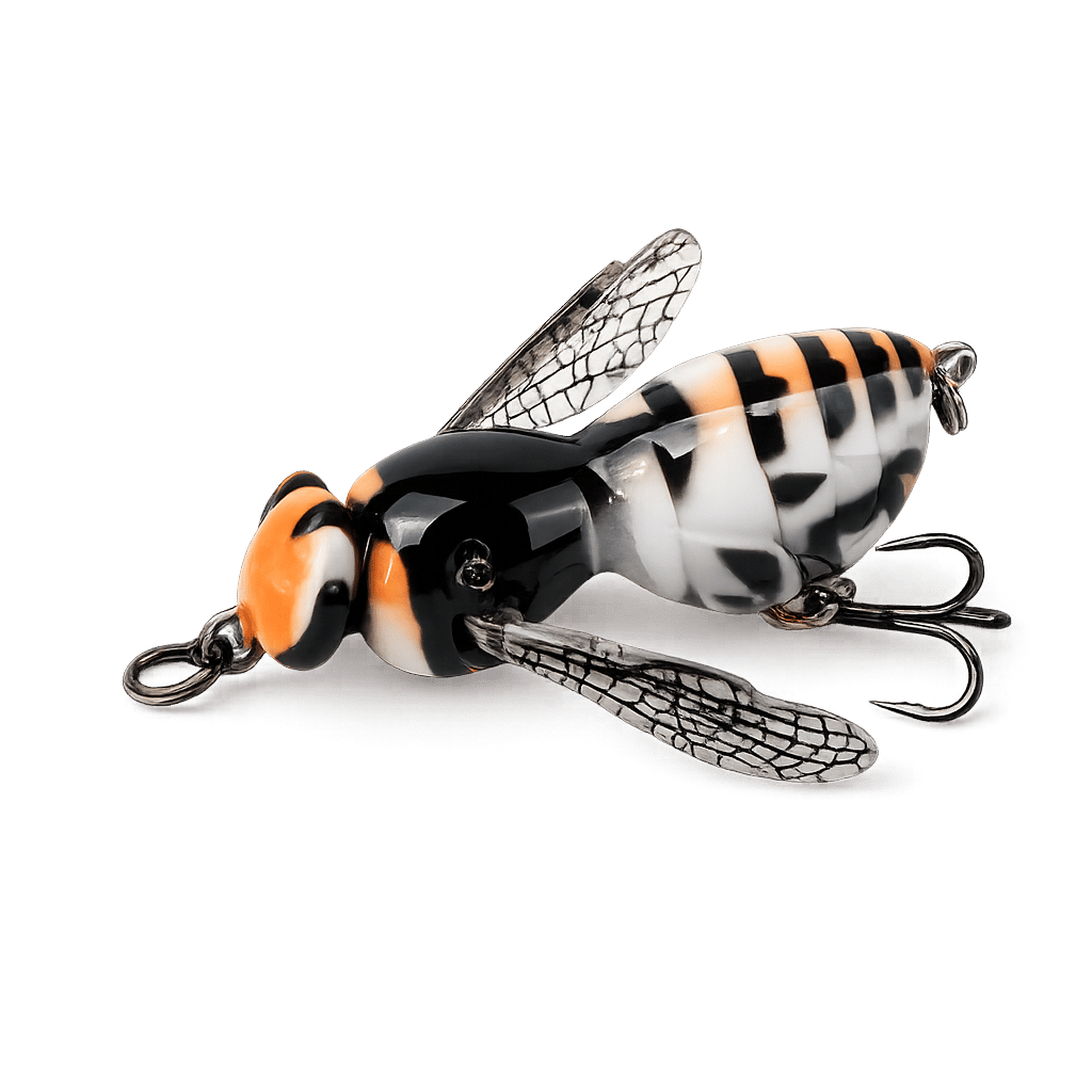🔥  🐝 Bionic Wasp Topwater Lure That Triggers Explosive Strikes