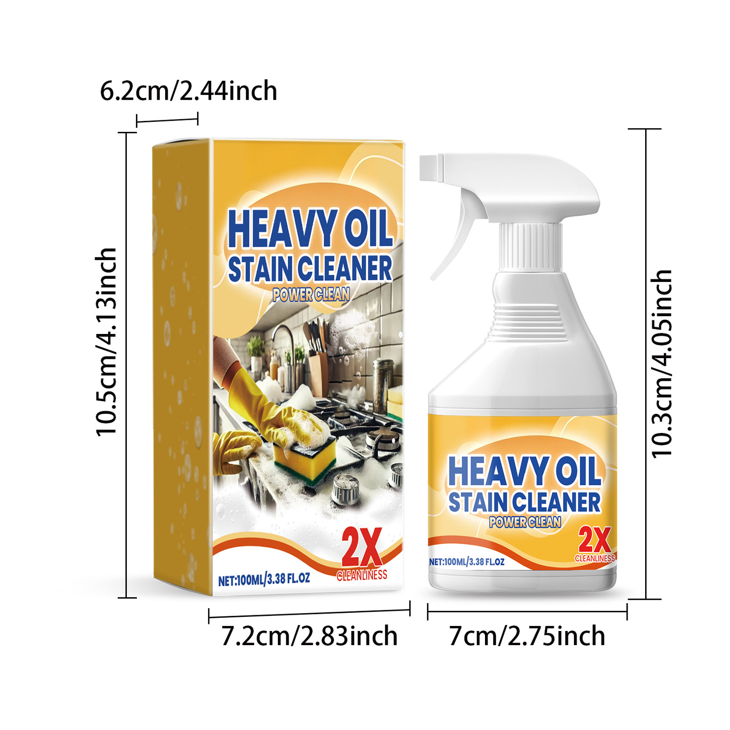 🧼 Heavy Duty Degreaser Spray ✨ Powerful Kitchen Cleaner