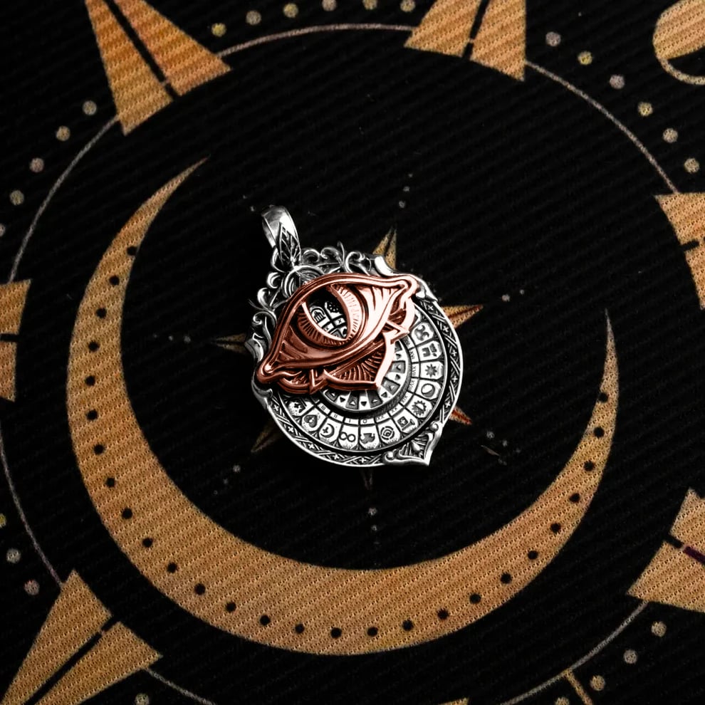 👁️‍🗨️Handmade Tarot Vision Pendant: Connect to Cosmic Wisdom Anytime(Cheat Sheet Included) 🔥🔥 Buy 2 Get 10% Off