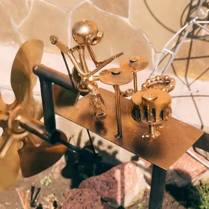 🎁Last Day: 50% OFF🔥🥁Handmade Metal Drummer Windmill