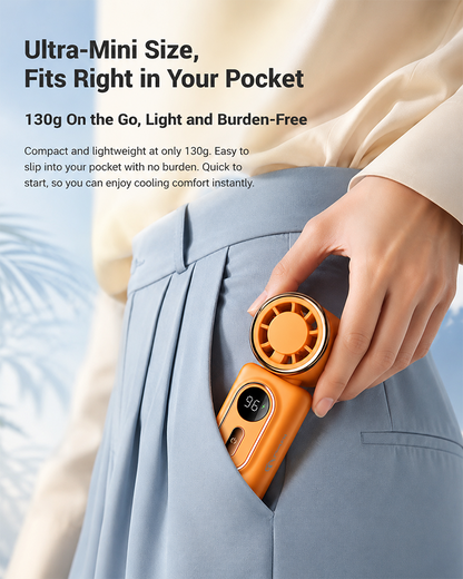 🔥 60% OFF Today! Mini Portable Handheld Clip-On Fan ❄️