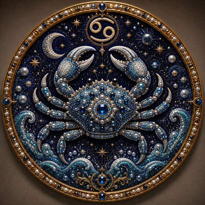 🔥 12 Zodiac Signs Pearl Art Kit ♈🌙
