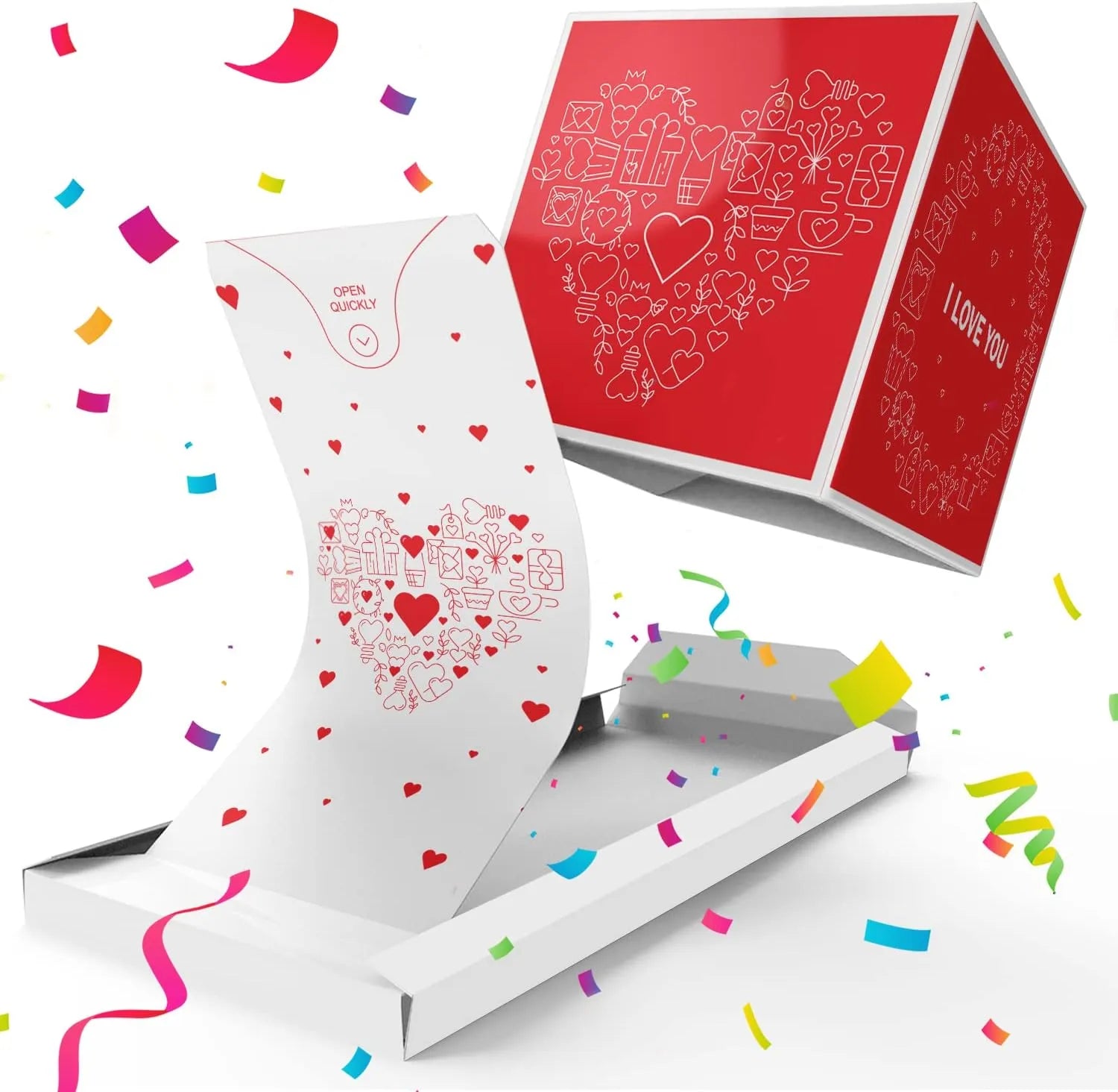 ✨Christmas Exploding Confetti Surprise Card – Pop-Up Joy in Every Envelope 🎄✨