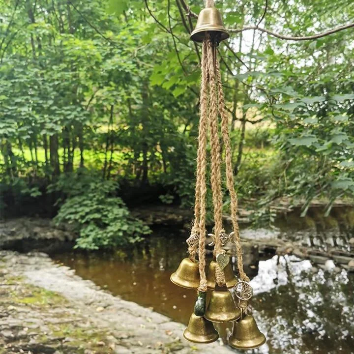 🥳Bronze Witches Bells, Door Protection Charm, Wicca Decor🔥BUY 2 Get 10% OFF