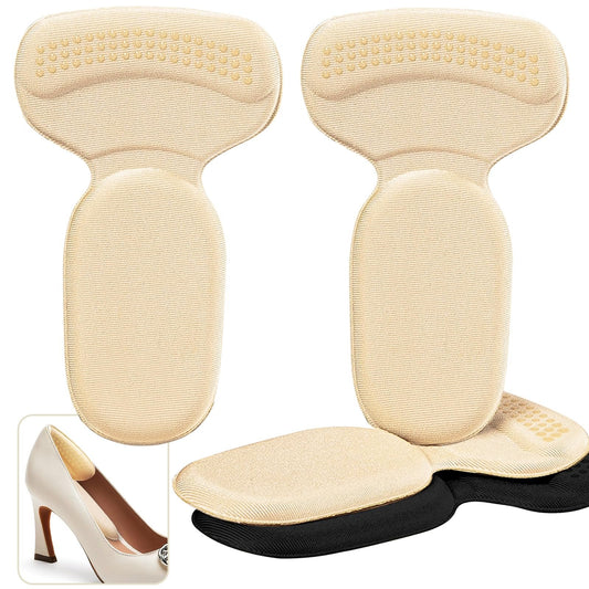 Anti-slip Heel Liners Soft Cushion Heel Protector Pads for Women Men Shoes