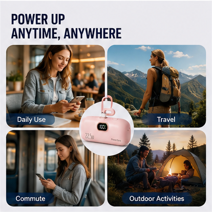 🔋✨FLASH SALE - ￡10.99!!👍5000mAh Mini Portable Charger Power Bank for phone