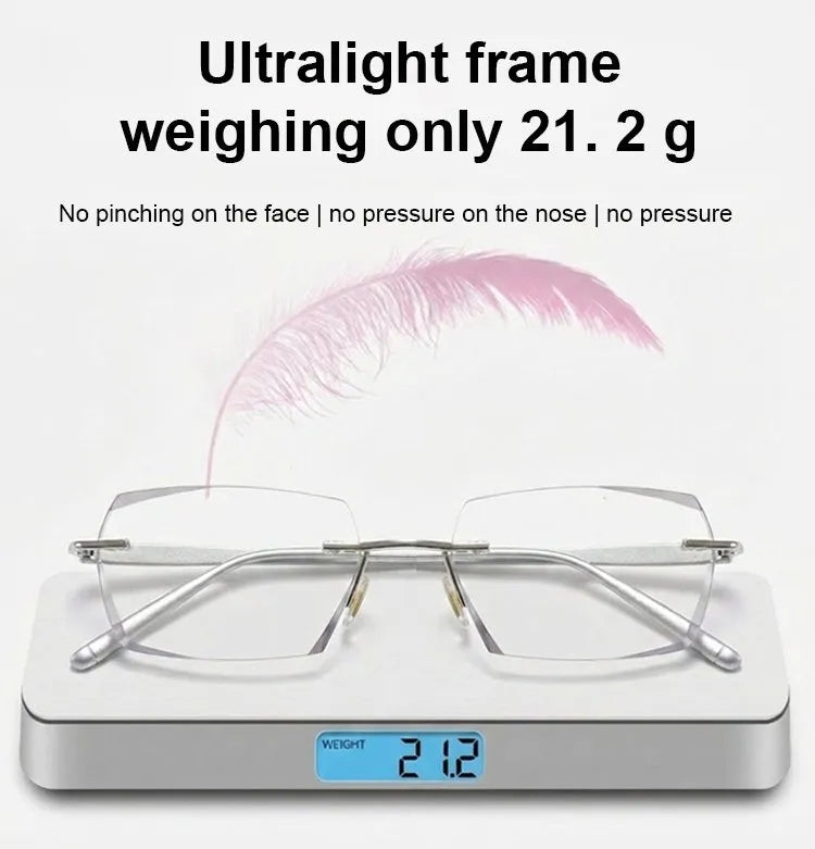 【Co-Created by Designers】Gypsophila Smart Zoom and Color-Changing Reading Glasses