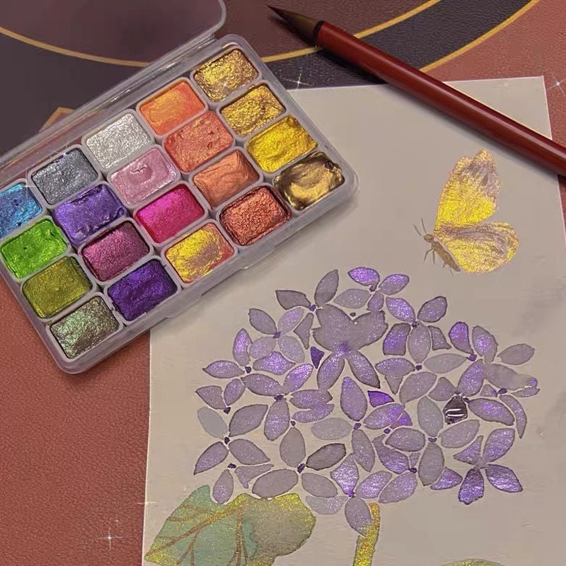 🔥Shifting Watercolor Painting Set 🥳Buy 2 Get 1 Free