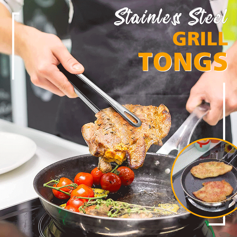 🔥Stainless Steel Grill Tongs