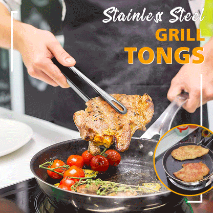 🔥Stainless Steel Grill Tongs
