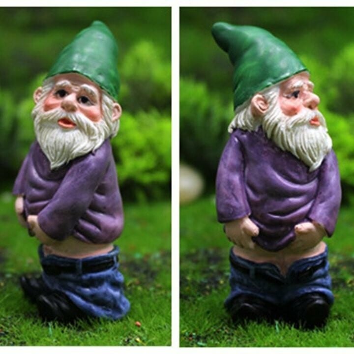 😂 Drunk Dwarf Campfire Crew (4PCS) | Whimsical Mini Resin Decor