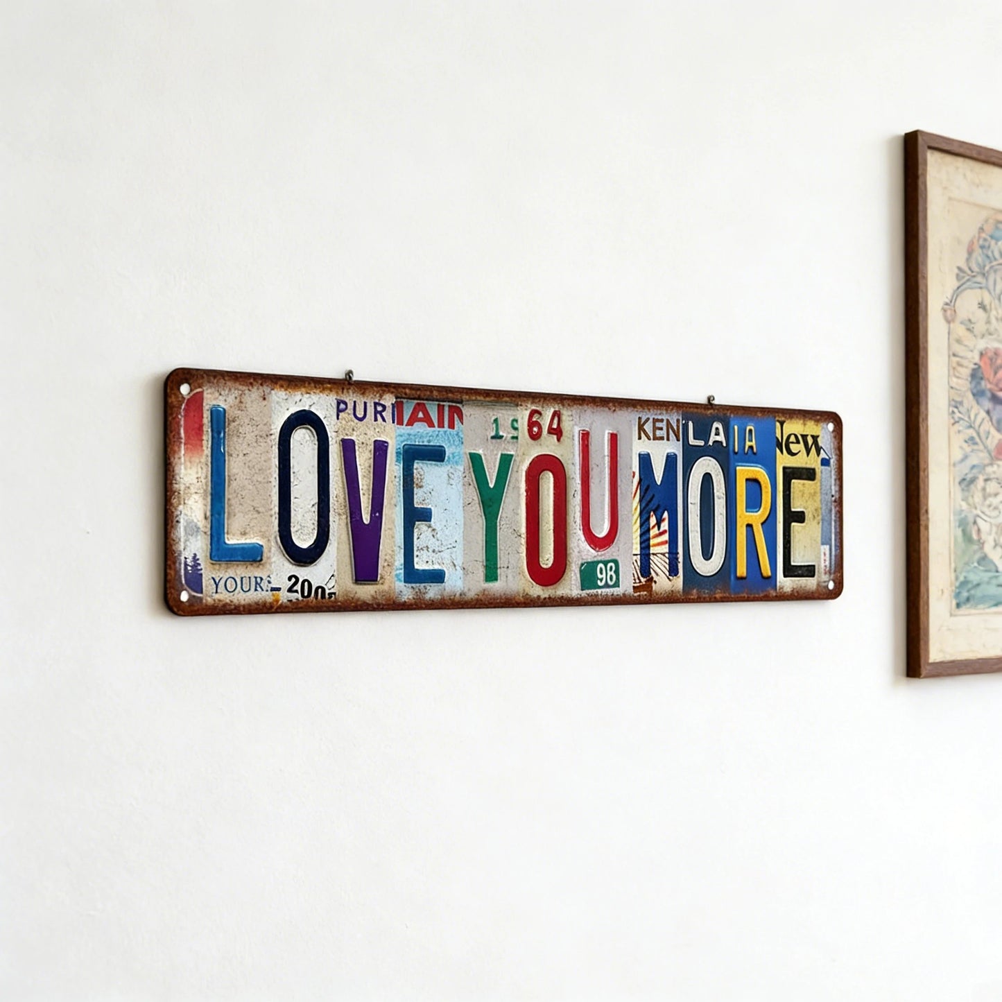 ❤️ 2D Romantic Metal Wall Decor(2D flat printing)
